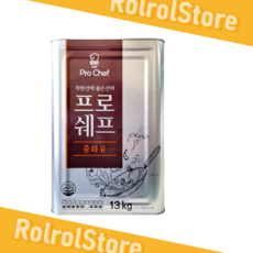 프로쉐프 중화유 13kg 돼지기름 97% 라드유, 1개