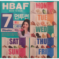길림양행 바프 먼투썬 7주분 49봉 17종 견과류 매일, 980g, 1개