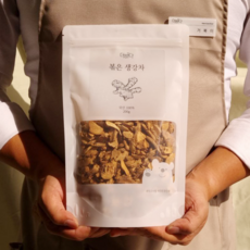 깨끗하게 관리하고 저온으로 볶아낸 더하다 볶은 생강차 국산 국내산 200g, 1개입, 1개