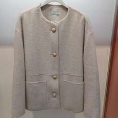 [라티움] Destijl HC06 겨울 가벼운 울 라운드 아우포켓 숏 짧은 코트형 쟈켓