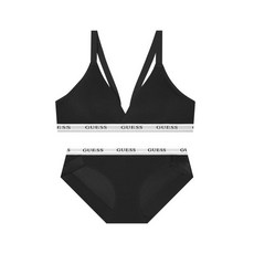 게스 속옷 GUESS UNDERWEAR 텐셀 스판 블랙 브라렛 팬티 세트 ZRU225 FYE970