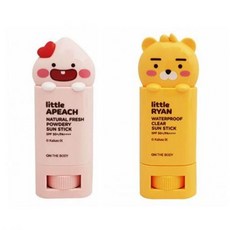온더바디 선스틱 라이언 어피치 택1 선블록 군인선크림 군대선크림 (SPF50+)