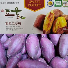 무농약 명품 영암 토울 황토 고구마, 특상 3kg (구이용)