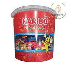 하리보 메가 파티 젤리 믹스 1kg 대용량 골드베렌 스타믹스, 1개