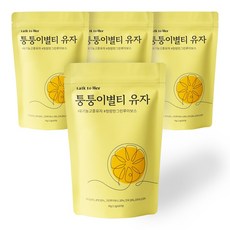 톡투허 퉁퉁이별 유자티, 45g, 4개