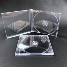 투명cd플레이어 투명 플라스틱 싱글 피스 디스크 케이스 CD 두꺼운 DVD 박스 보관 정리함 앨범, [01] Transparent, 01 Transparent - 어반아웃피터스cdp