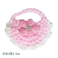 작은 머리 동물 모자 앵무새 햄스터 머리 장식 악세사리 의상 귀여운, 1개, 27.타액 타월 파우더