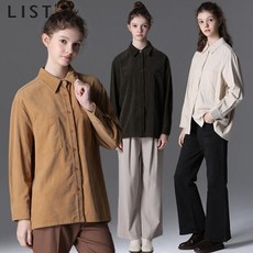 리스트 패치 포켓 코듀로이 셔츠 택가격 138000원