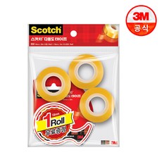 스카치 다용도 테이프 581(18mmx15m) + 리필(30m) 3롤, 단품없음, 상세페이지 참조