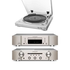 마란츠 CD-6007 + PM-6007 + 데논 DP-29F 턴테이블 하이파이패키지, 블랙, 실버 - 마란츠cd6007