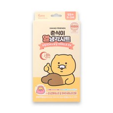 해호 춘식이 열냉각시트 영유아용 6매입, 1개