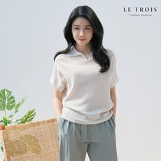 [KT알파쇼핑][LE TROIS] 이보영의 르투아 프렌치 린넨 블렌디드 풀오버 3종