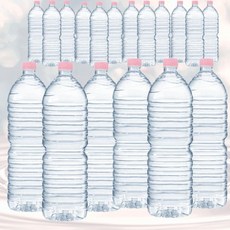 크리스탈생수 2L 24개 생수배달 무라벨