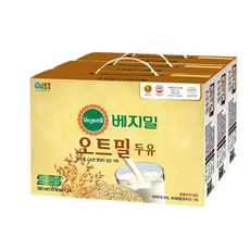 베지밀 오트밀 두유, 190ml, 72개