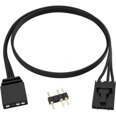 커세어 RGB HUB 조명 노드 CORE Commander 및 iCUE XT 표준 5V 3핀 ARGB 팬 장치용 4핀 대 어댑터