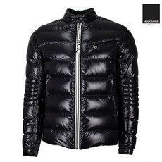 기타 20FW 몽클레어 로고 패치 바이커 스타일 블랙 남성 다운 자켓 1A581 00 68..