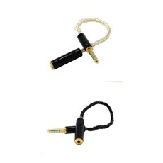 STK소니 PHA-2A NW-WM1Z 2pcs에 대 한 3.5 mm F 이어폰 변환기 케이블에 4.4 mm 남성, 1개, 단일상품