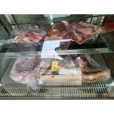 강원도 영월칡먹고 자란 토종 흑염소(정육) 고기 판매, 지육(살+뼈+껍데기), 1개, 10kg