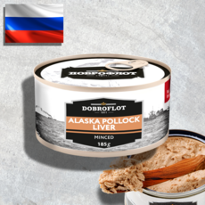 Dobroflot паштет из печени минтая консервированный 185 г
