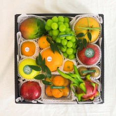 (자연마을) 정성 2호 제철 혼합과일 선물세트, 1세트