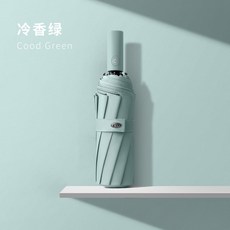 더블레이어 자동 우산 남자 여성 청우비 투웨이 접이식 페어 라지 보강 심플 솔리드 무지 3단우산