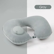 휴대용 팽창식 발 매트 고속 열차 다리 베개 발판 자동차, 2.Gray