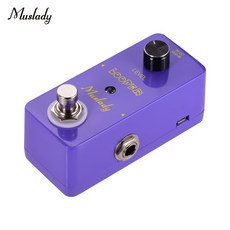 Muslady 미니 루퍼 이펙트 페달 기타 루퍼베이스 루프 Ullimited Overdubs 5 분 루핑 시간 USB 인터페이스, purple, Mini Looper