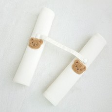 코코아돌 유모차 안전벨트 커버 아기 식탁 의자벨트 겸용, 네츄럴(2P), 1세트