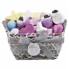 러블리 바쓰 밤 선물세트 모이스처 입욕제 17PC, One Color, One Size