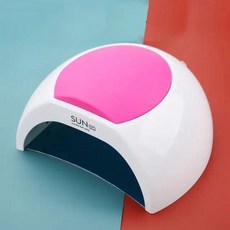 전문가용 젤네일램프 LED UV 젤 네일 레진아트 경화기 Sun2C 광택제 건조기 페디큐어 라이트 매니큐어 아트 기계 블랙 핸드 아님 48W, [01] white, [02] European regulations, 1개, 없음