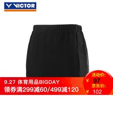 VICTOR윅도 배드민턴복동기스커트 미니스커트 72304 쇼트커머 72304C중소형 블랙) (4067)
