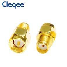 JXSINONE 2pcs RF 커넥터 RP-SMA 남성 RP SMA 동축 어댑터, 2개