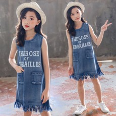 주니어민소매원피스