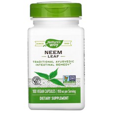 네이처스웨이 Neem Leaf 님리프 475MG 100정 비건캡슐