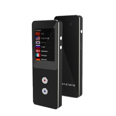 통역기 T9스마트 번역기 사진촬영 번역 오프라인 기계 44중국어 스마트 매직기기, T01-블랙