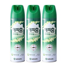 유한양행 해피홈 에어로솔 피톤치드향(유성) 500ml 3개, 1세트