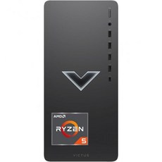 HP Victus 게이밍 타워 데스크톱 AMD Ryzen 55600G (Beat i5-12400) Radeon RX 6400 16GB RAM 1TB SSD Wi-Fi, 32GB RAM | 1TB SSD - 라이젠55600g