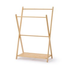 MUJI 무인양품 선반 부착 타월 행거 대나무