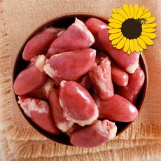 건강바라기 국내산 생 오리염통 오리심장 1kg 염통꼬치 HACCP, 1개