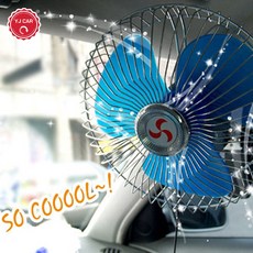 봉고3 포터 1톤 탑차 차량용 선풍기 12V 24V, 8인치 12V