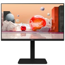 -LG전자- 24BA450 24인치 블랙 모니터 FHD LED IPS 피벗스탠드 스피커내장 60.4cm, 3. 24BA450 멀티스탠드