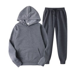 후드티 뉴트럴 기모 후드세트 무지 빅사이즈 후드+조깅팬츠 투피스