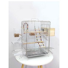 초대형 앵무새 놀이터 대형 중형 새장 케이지 앵무새장 앵무새집 새 야외 새, 표시된대로 색상, 1개