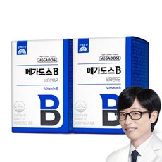 메가도스 B 비타민 컴플렉스 51g, 60정, 2개