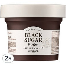 스킨푸드 블랙슈가 퍼펙트 에센셜 스크럽 2X, 420g, 1개