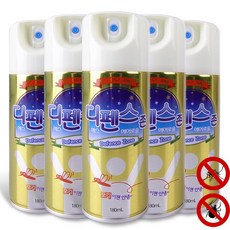 디펜스존 에스 에어로솔 모기진드기 기피제 180ml x 5개, 5통