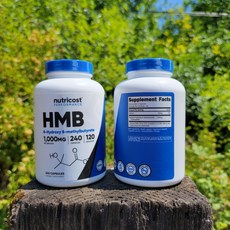 [당일출고] 뉴트리코스트 HMB 1000mg 240캡슐 / 윤성빈 영양제, 1개