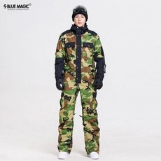 남자스키복 블루마틱 남성 스키복 세트 싱글보드 점프슈트 점프슈트