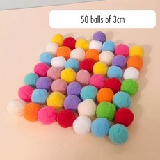 고양이 인터랙티브 재미있는 총 봉제 공 발사 바운스 미니 슈팅 애완 동물, 10. 50 3cm balls, 1개