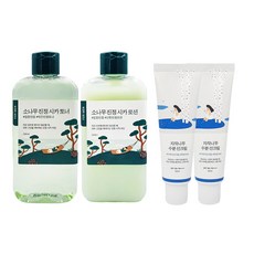 라운드랩 포 맨 소나무 진정 시카 토너200ml+로션200ml+라운드랩 자작나무 수분 선크림50ml x2개, 1개